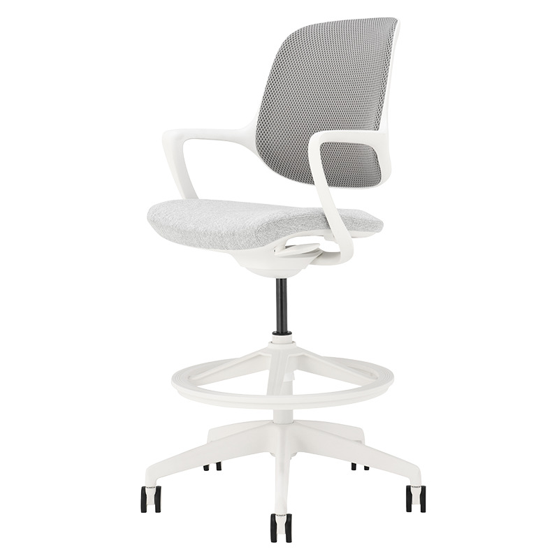 Висок работен стол Carmen Davos сив